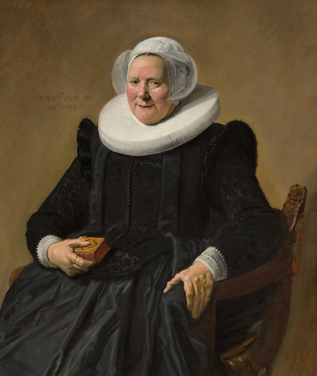 Portrait of an Elderly Lady by Frans Hals