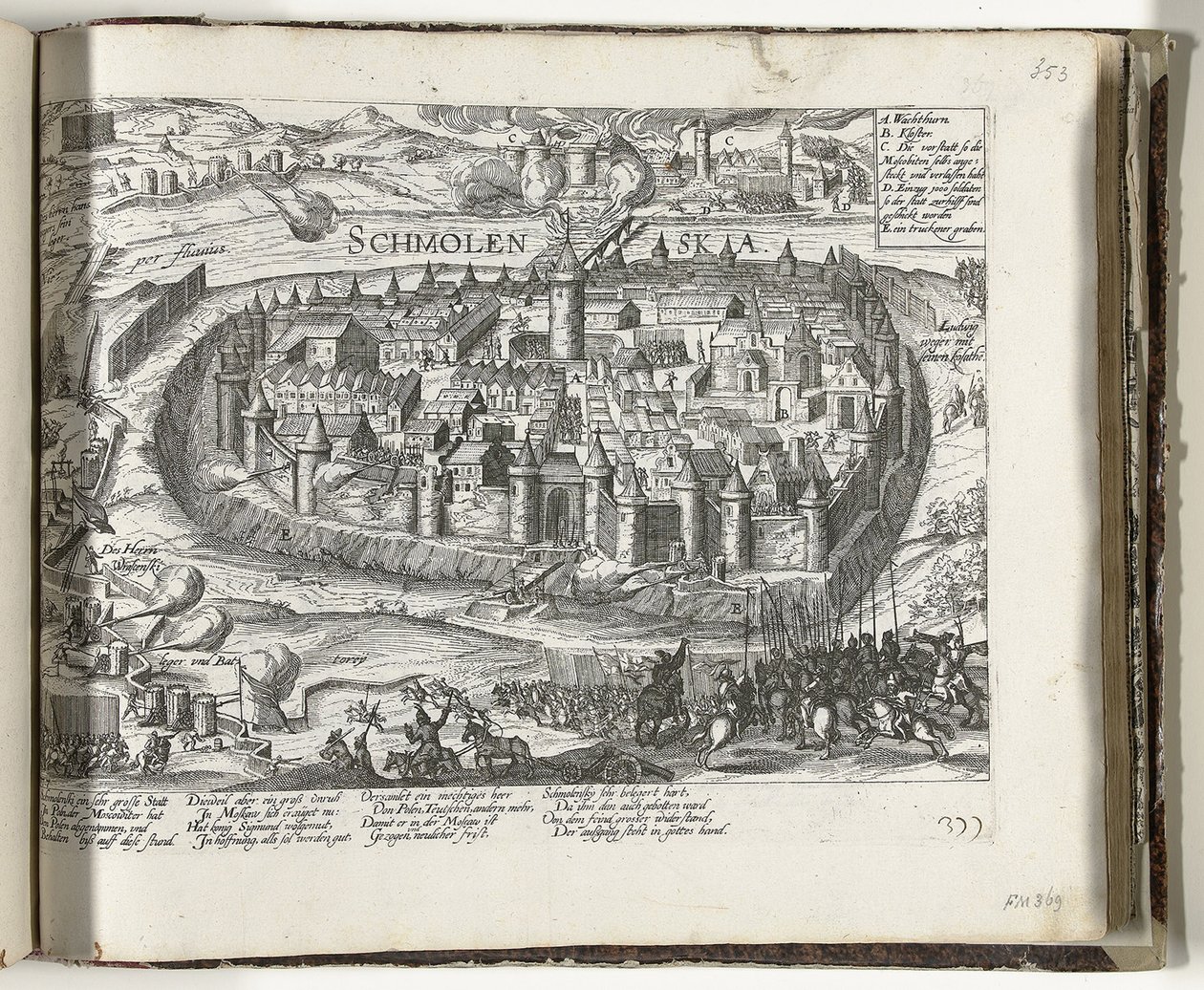 The Siege of Smolensk by Frans Hogenberg
