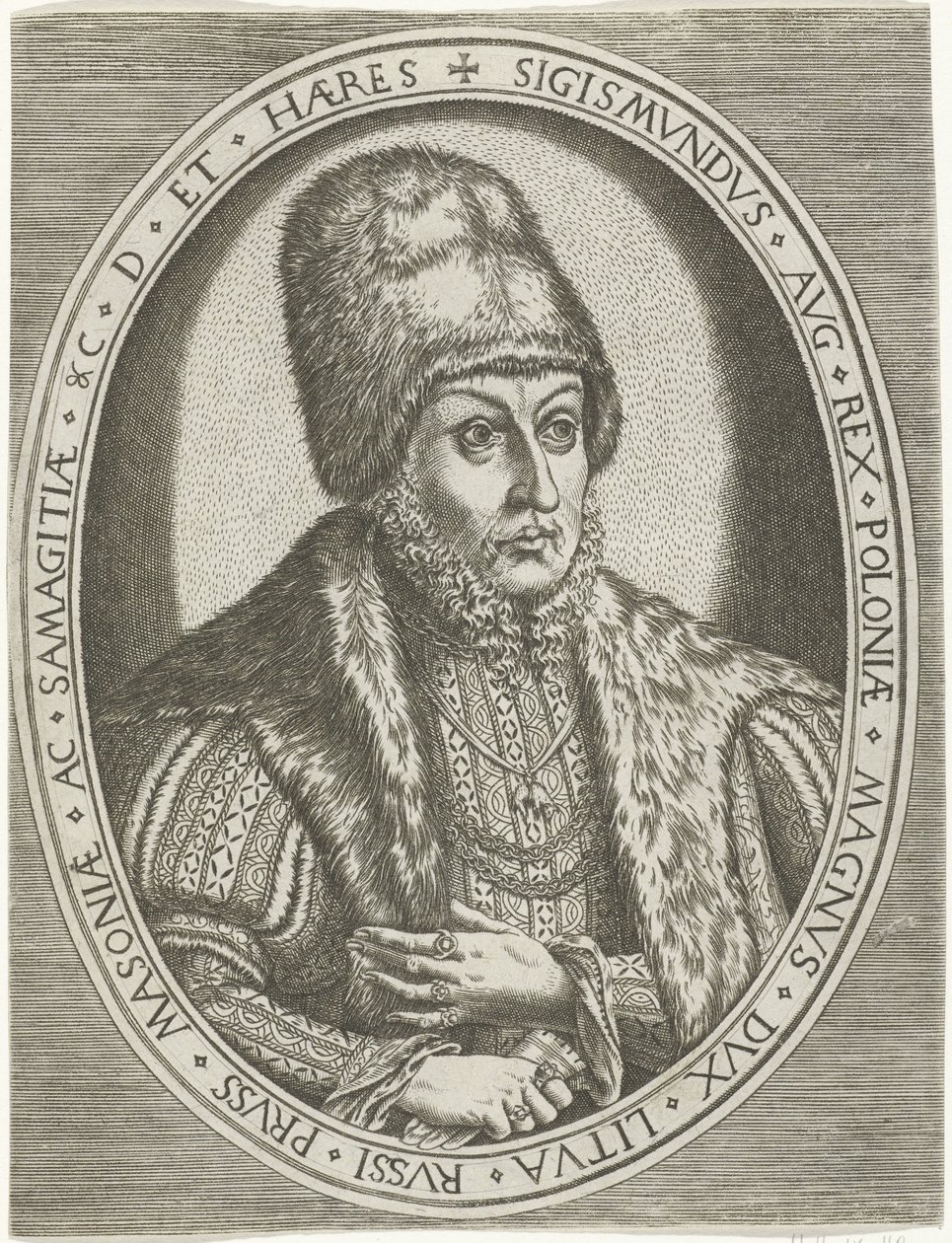 Portrait of Sigismund II August (Portraits of Kings, Queens, Princes, and Princesses) by Frans Huys