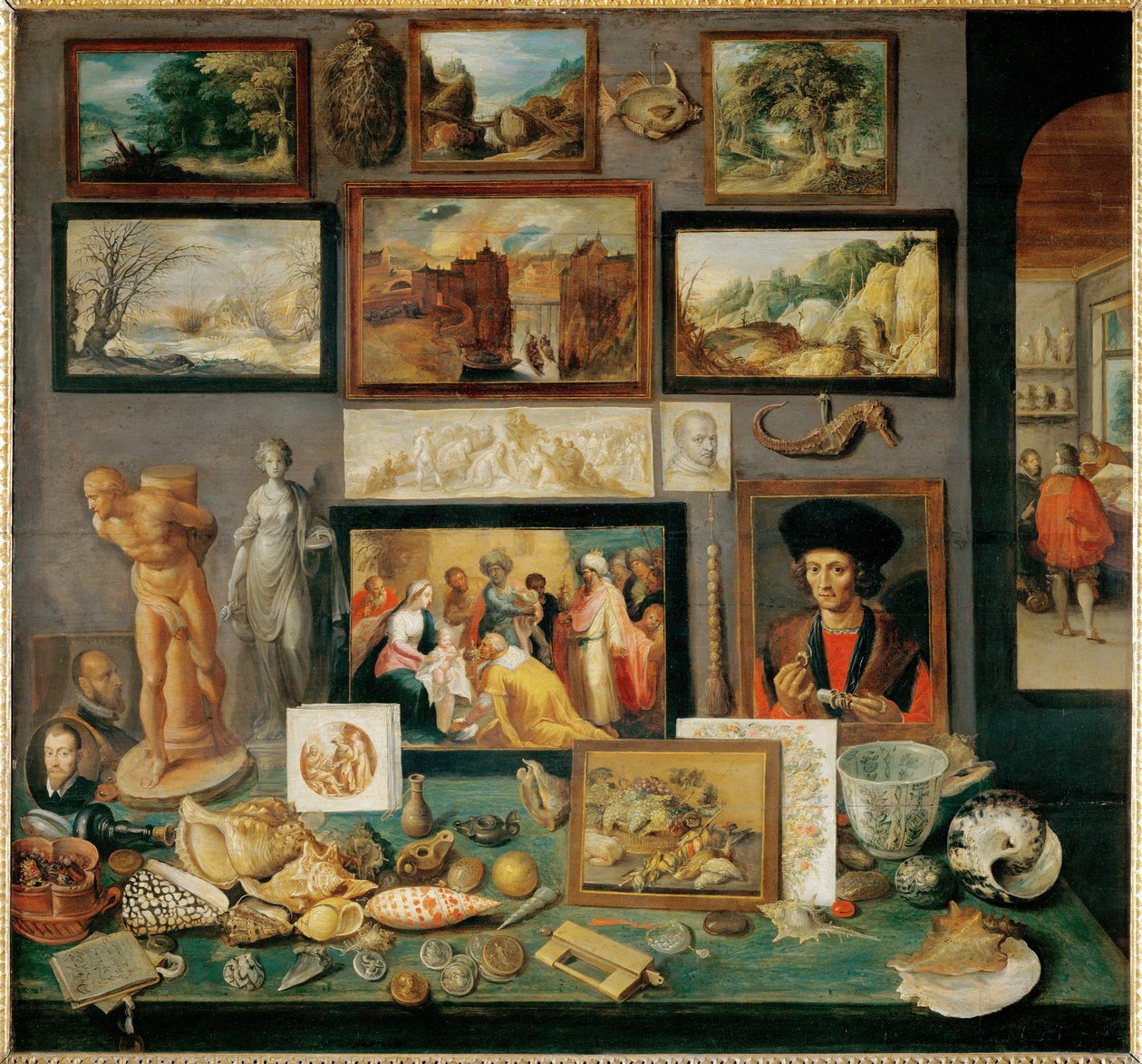 An Art and Curio Collection by Frans II the Younger Francken