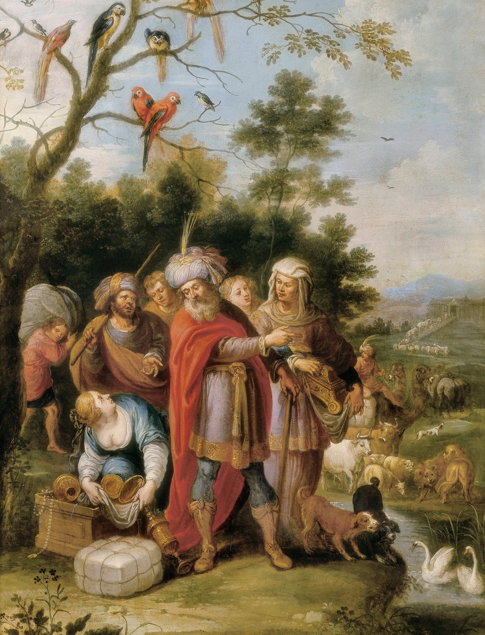 Noah and His Family on the Way to the Ark, c. 1620 by Frans II the Younger Francken
