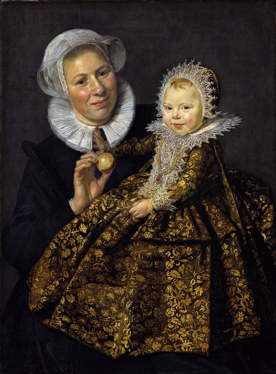 Catharina Hooft with Her Nurse by Frans I Hals
