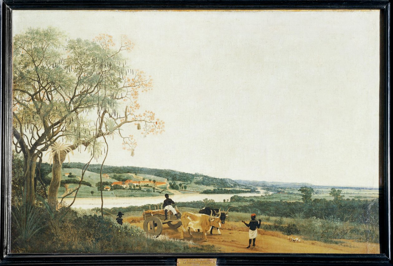 The Ox Cart, Brazilian Landscape by Frans Jansz Post