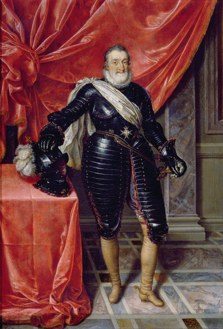 Henry IV, King of France, in armour, c.1610 by Frans Pourbus the Younger