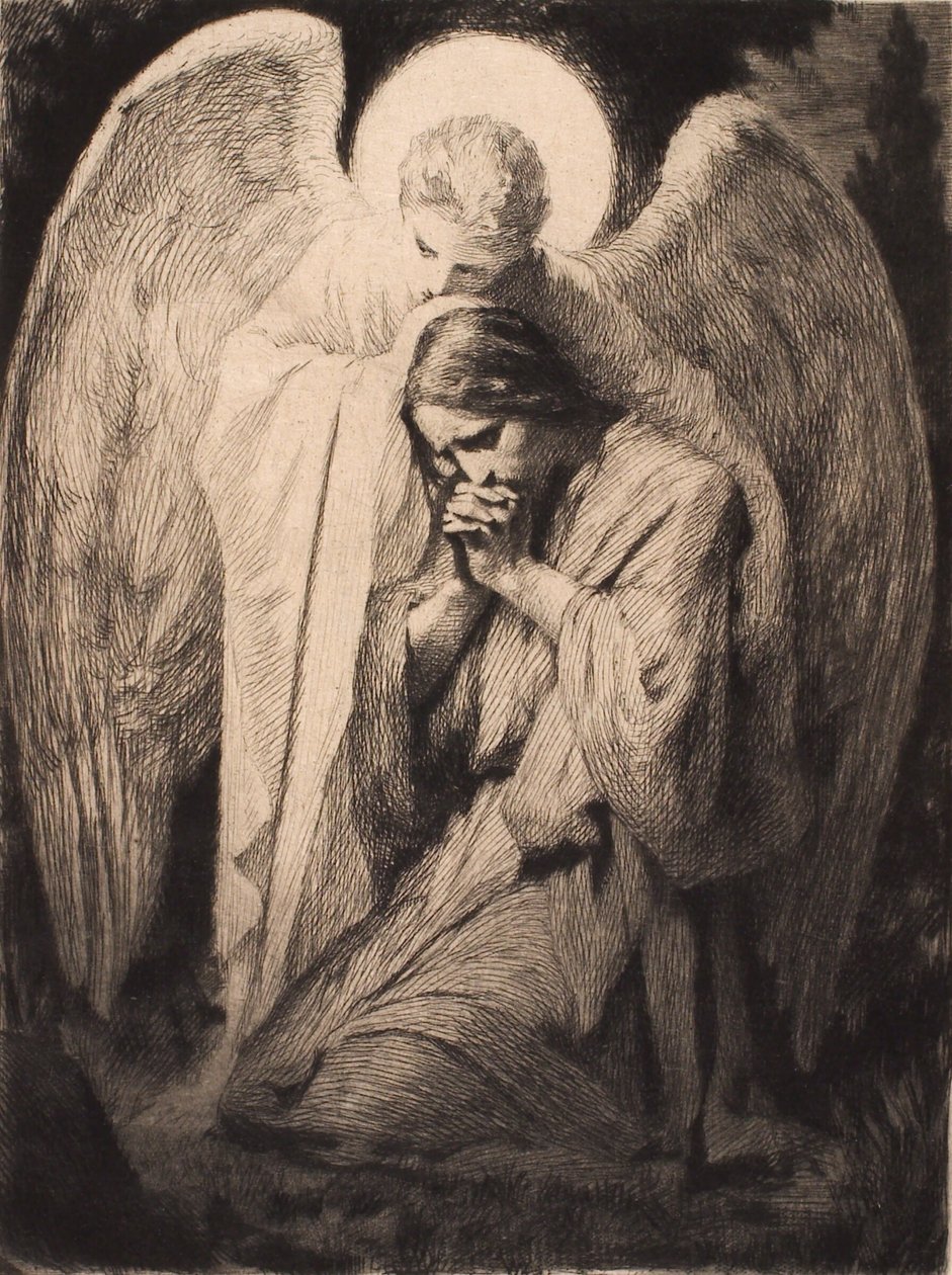 Christ in Gethsemane by Frans Schwartz