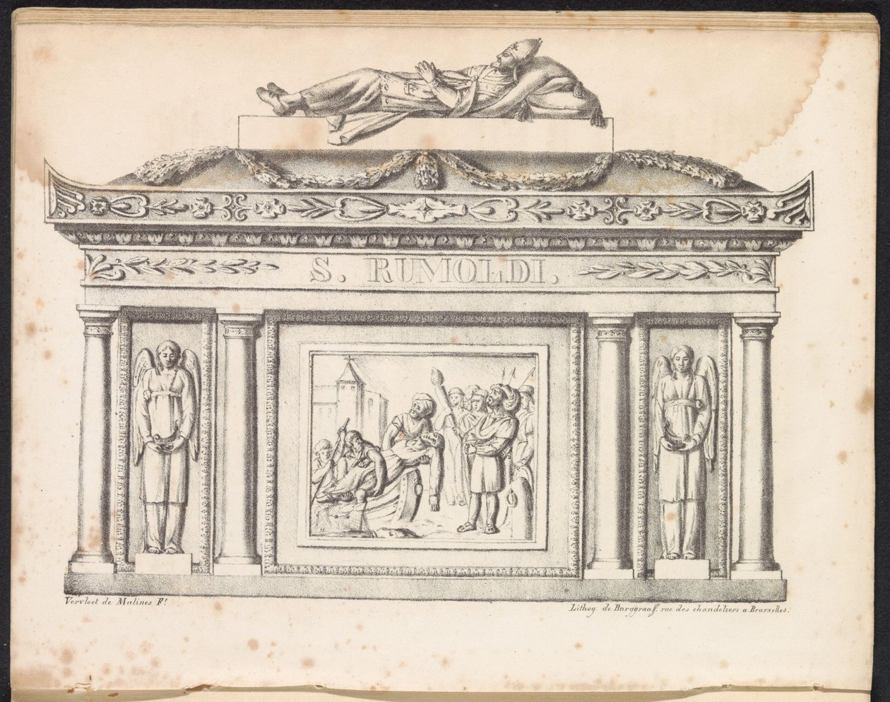 Reliquary of Saint Rumbold, 1825 by Frans Vervloet