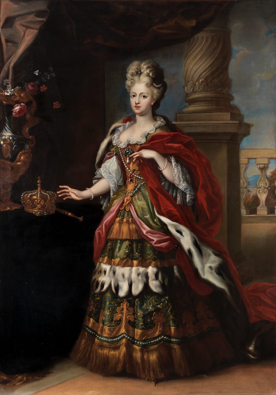 Portrait of Elisabeth Christine of Brunswick-Wolfenbüttel by Frans van Stampart