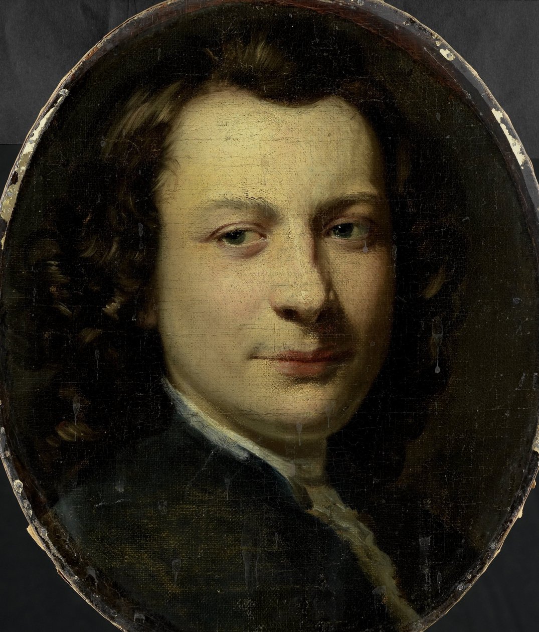 Portrait of George van der Myn, Painter by Frans van der Mijn