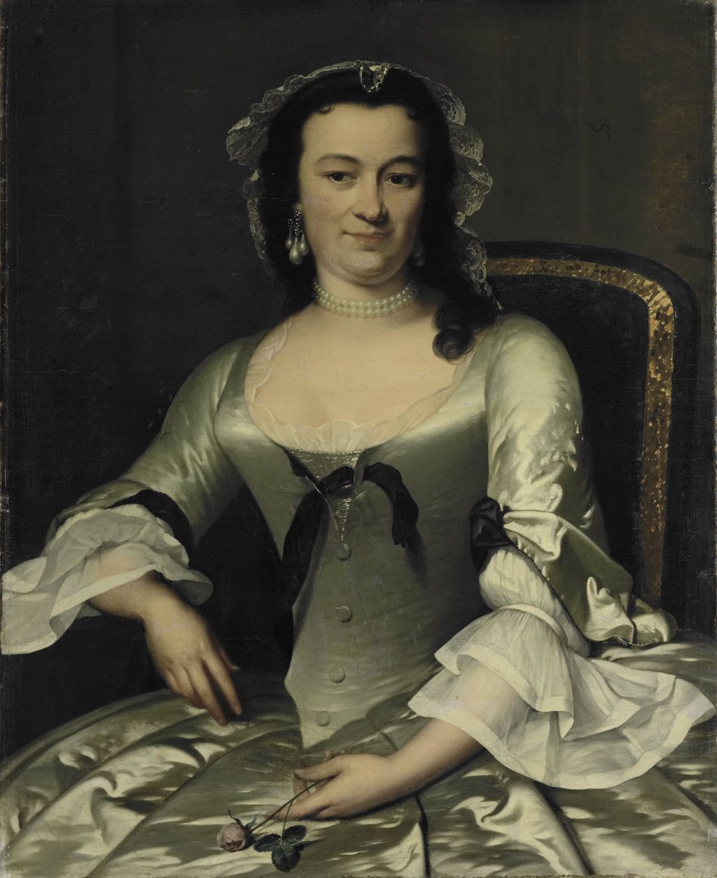 Portrait of Maria Henriette van de Pol by Frans van der Mijn