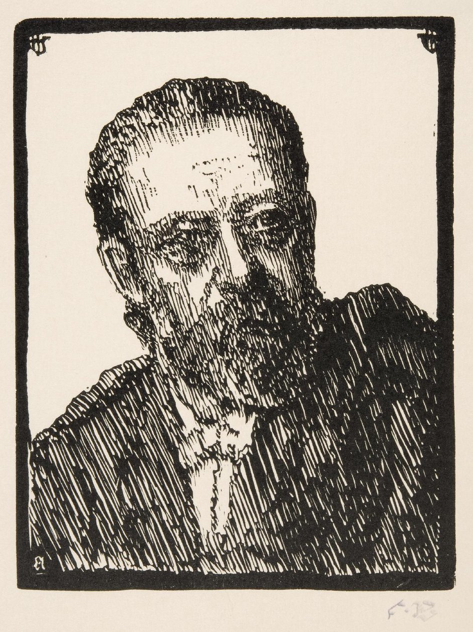 Portrait of Bedrich Smetana 1824-1884 by Frantisek Bilek