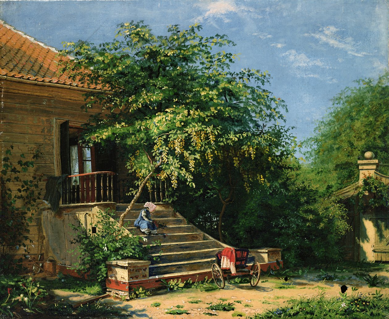 Garden Stair by Blege Pond by Frants Diderik Boe