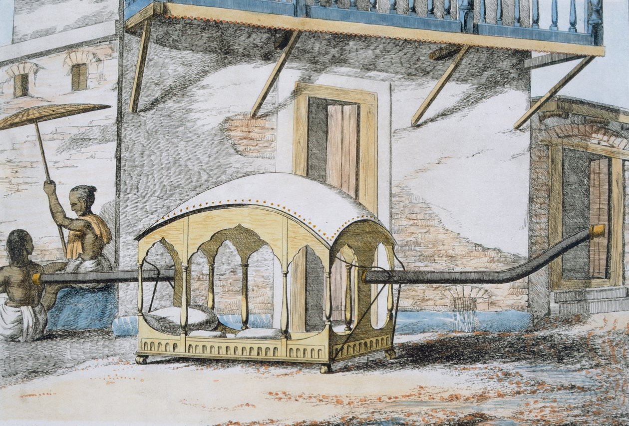 Majanah, or Covered Reclining Palanquin, from 