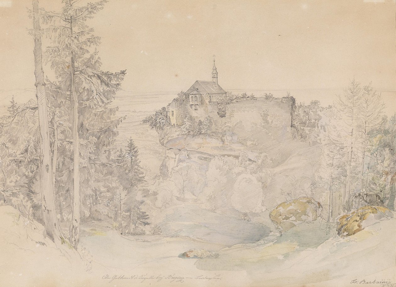 The Gebhard Chapel near Bregenz by Franz Barbarini