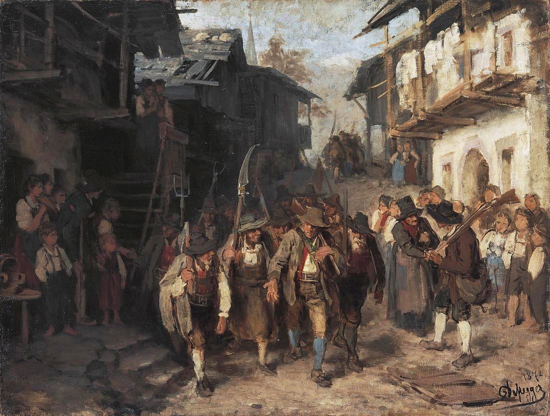 The Last Contingent by Franz Defregger