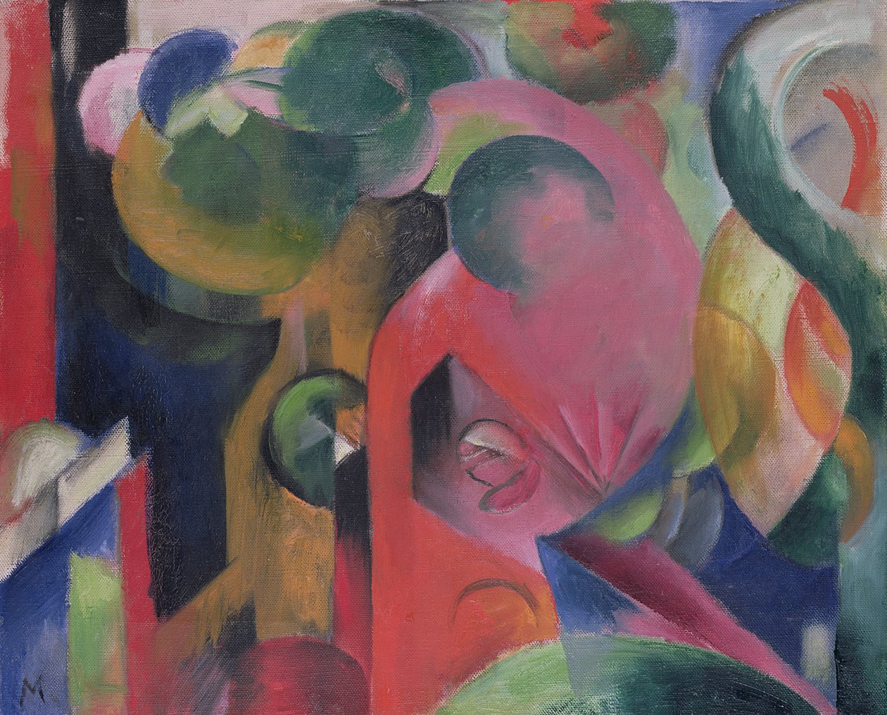 Broken Forms by Franz Marc: Premium art reproduction