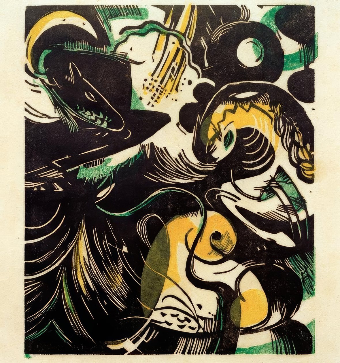 Creation Story II by Franz Marc