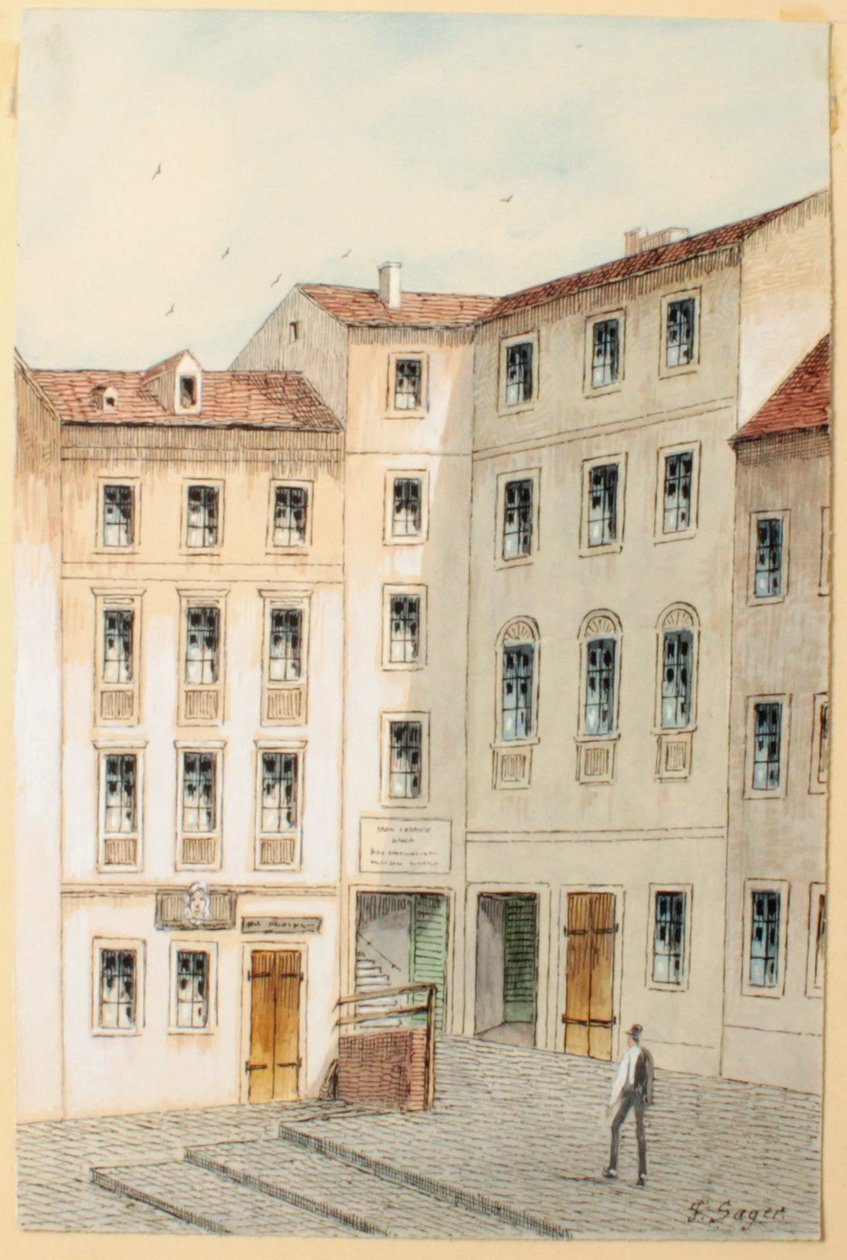 An Alley in Vienna by Franz Sager