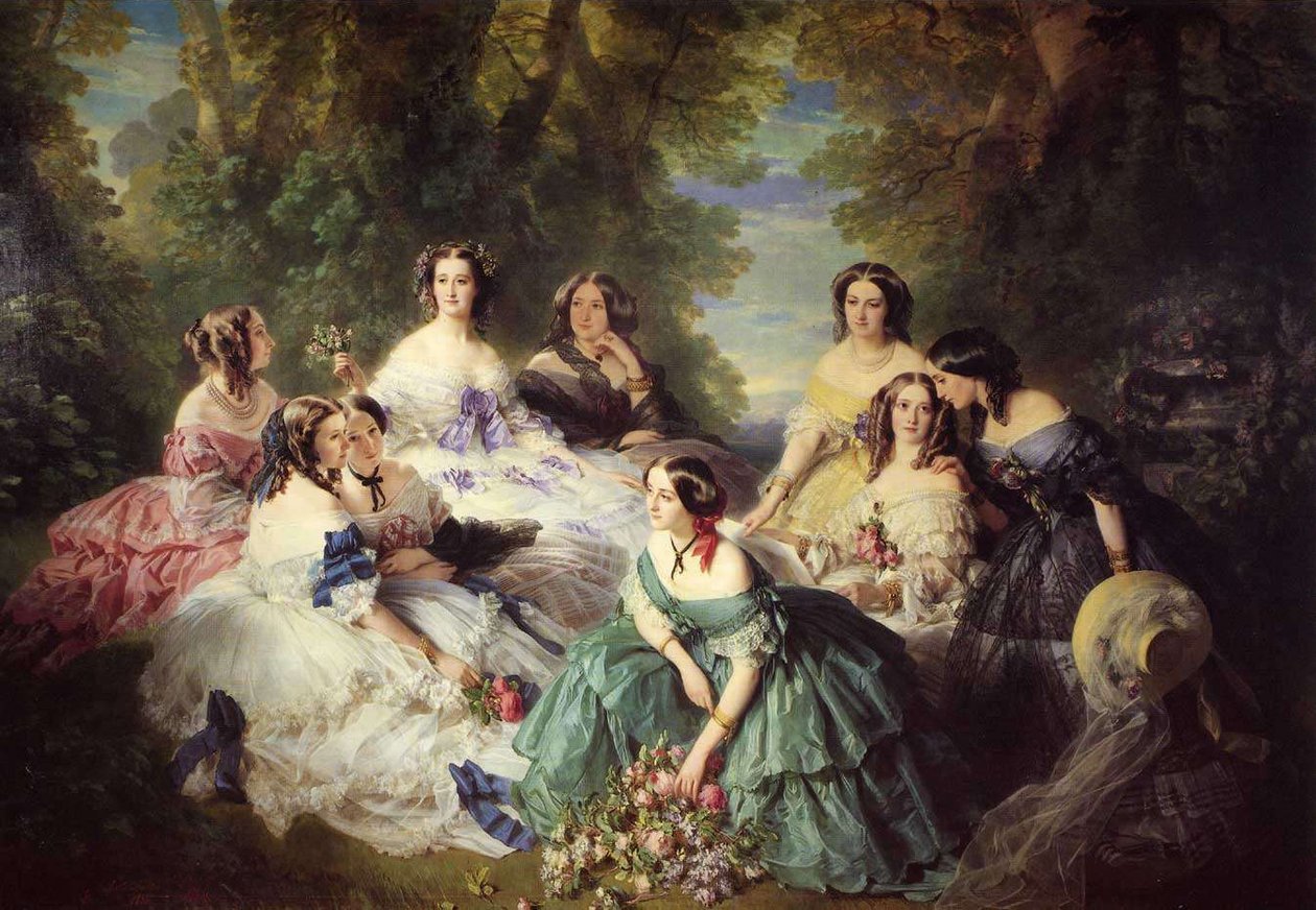 Eugénie, Empress of the French and her Ladies by Franz Xaver Winterhalter