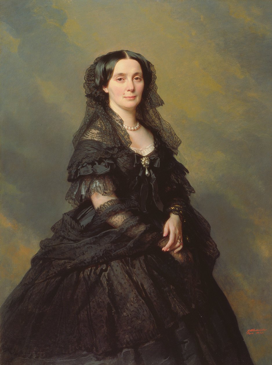 Princess Kotschoubey, 1860 by Franz Xaver Winterhalter