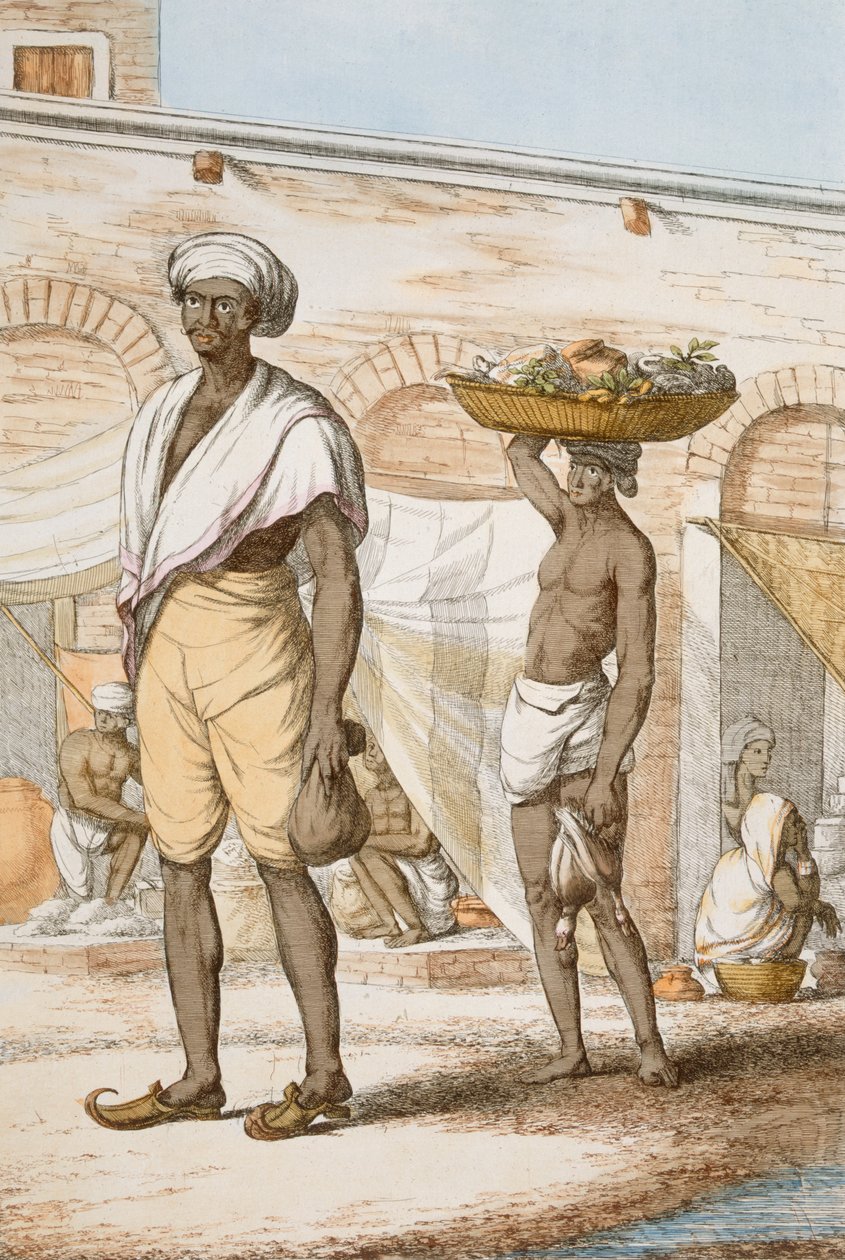 Hindu valet or buyer of food, from 