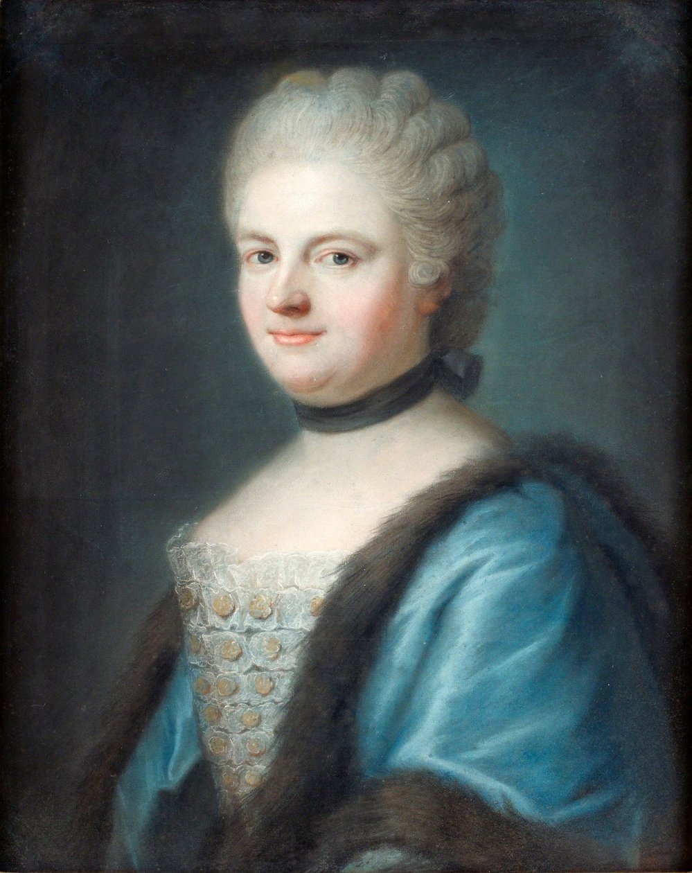 Portrait of Marie Leszczynska, Queen of France (1703-1768) by Franz Bernhard Frey
