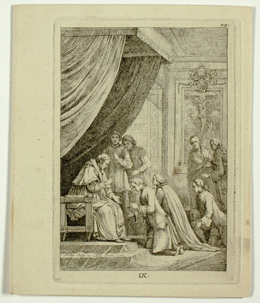 Plates 9-11, from Nella Venuta by Franz Edmund Weirotter