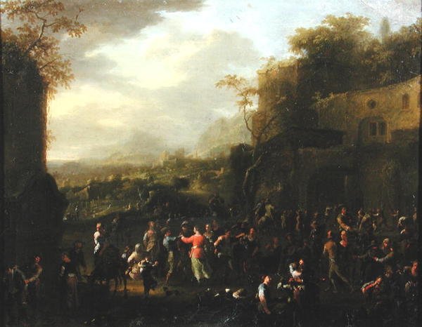 The Wedding Dance by Franz Ferg