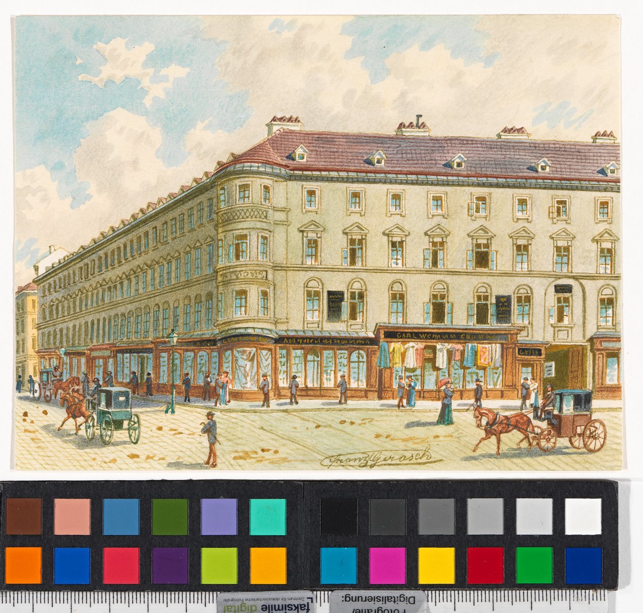 2., Taborstraße 15 - Residence of Johann Strauss Sr. by Franz Gerasch