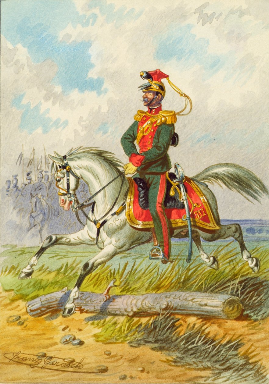 Soldier on Horseback by Franz Gerasch