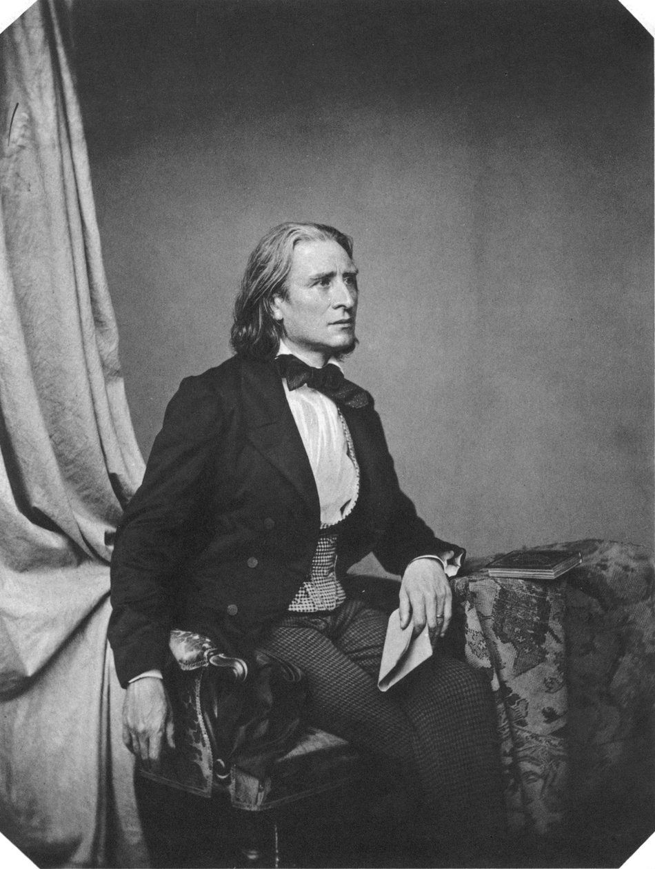 Franz Liszt, Hungarian Composer and Pianist by Franz Hanfstaengl