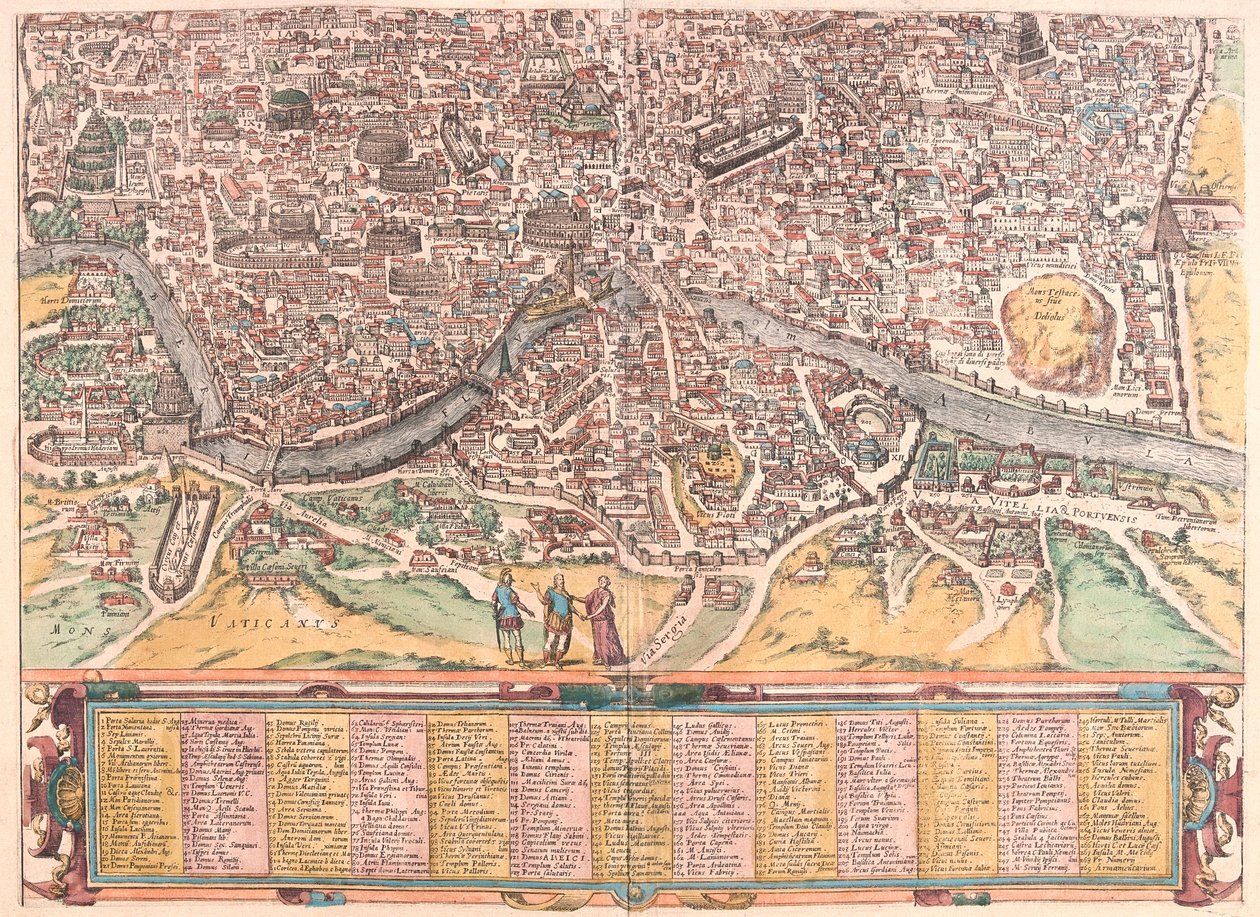 Ancient Rome, part B, Italy (engraving) by Franz Hogenberg