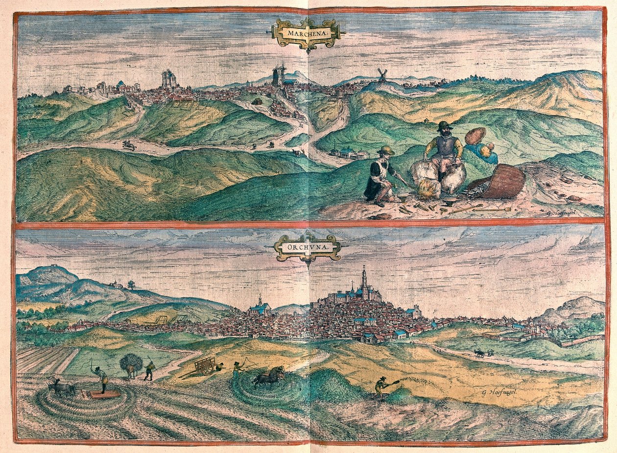 Marchena - Osuna, Catalunya, Spain by Franz Hogenberg