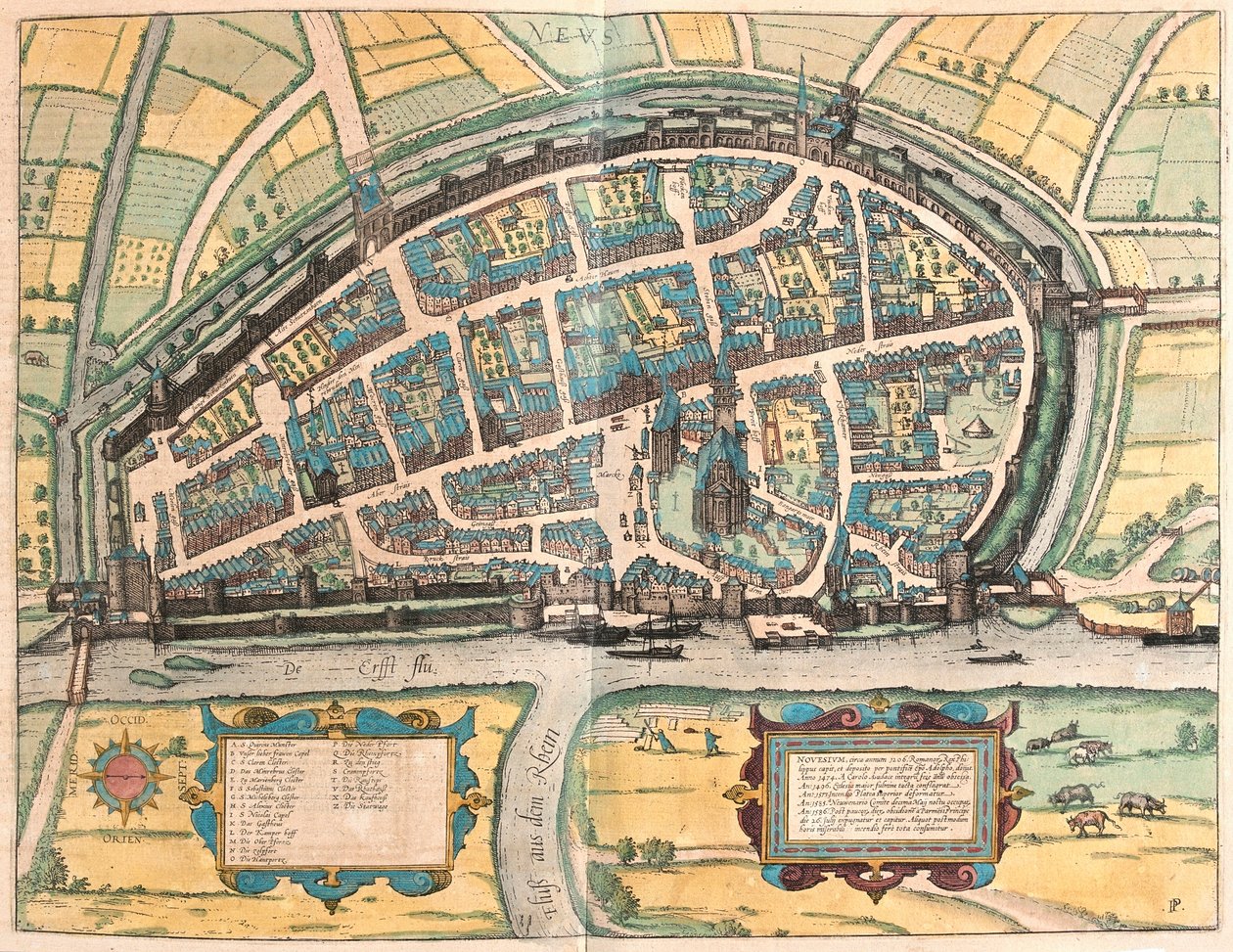 Neuss, Germany by Franz Hogenberg