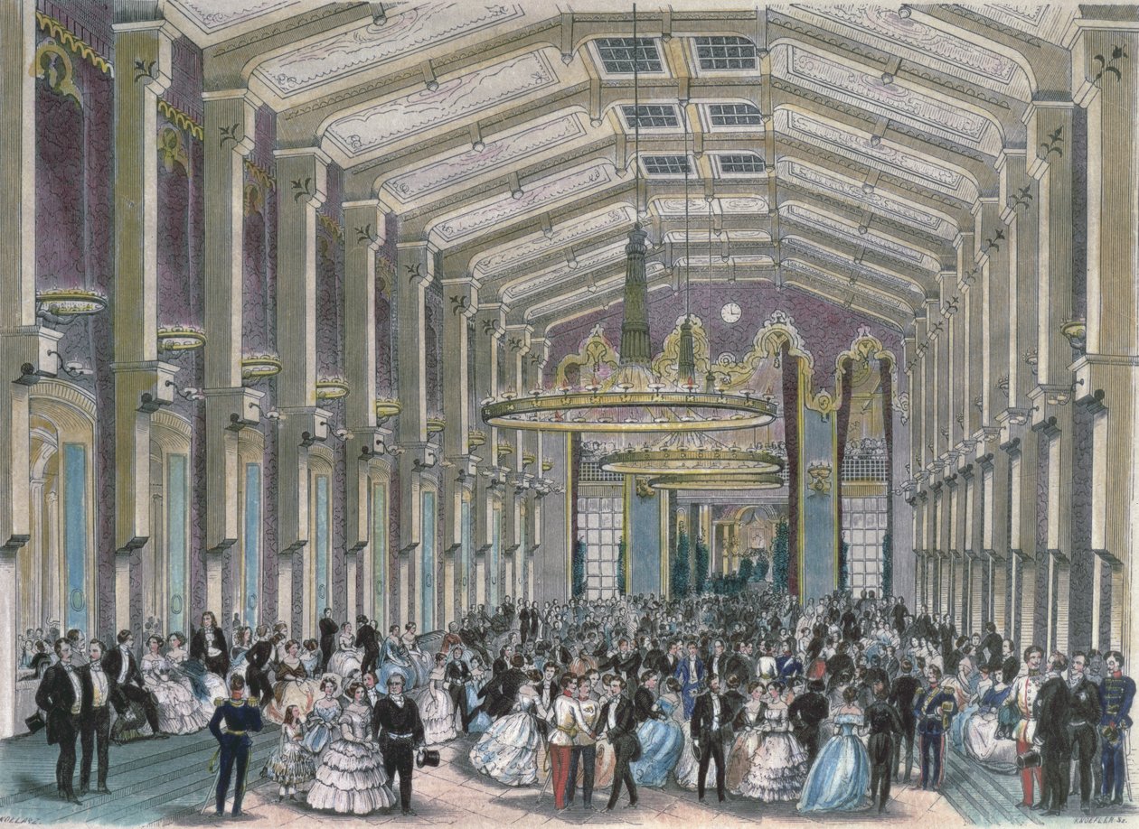 Sophien-Bad-Saal, a Court Ball in the Hofburg Palace, Vienna by Franz Kollarz