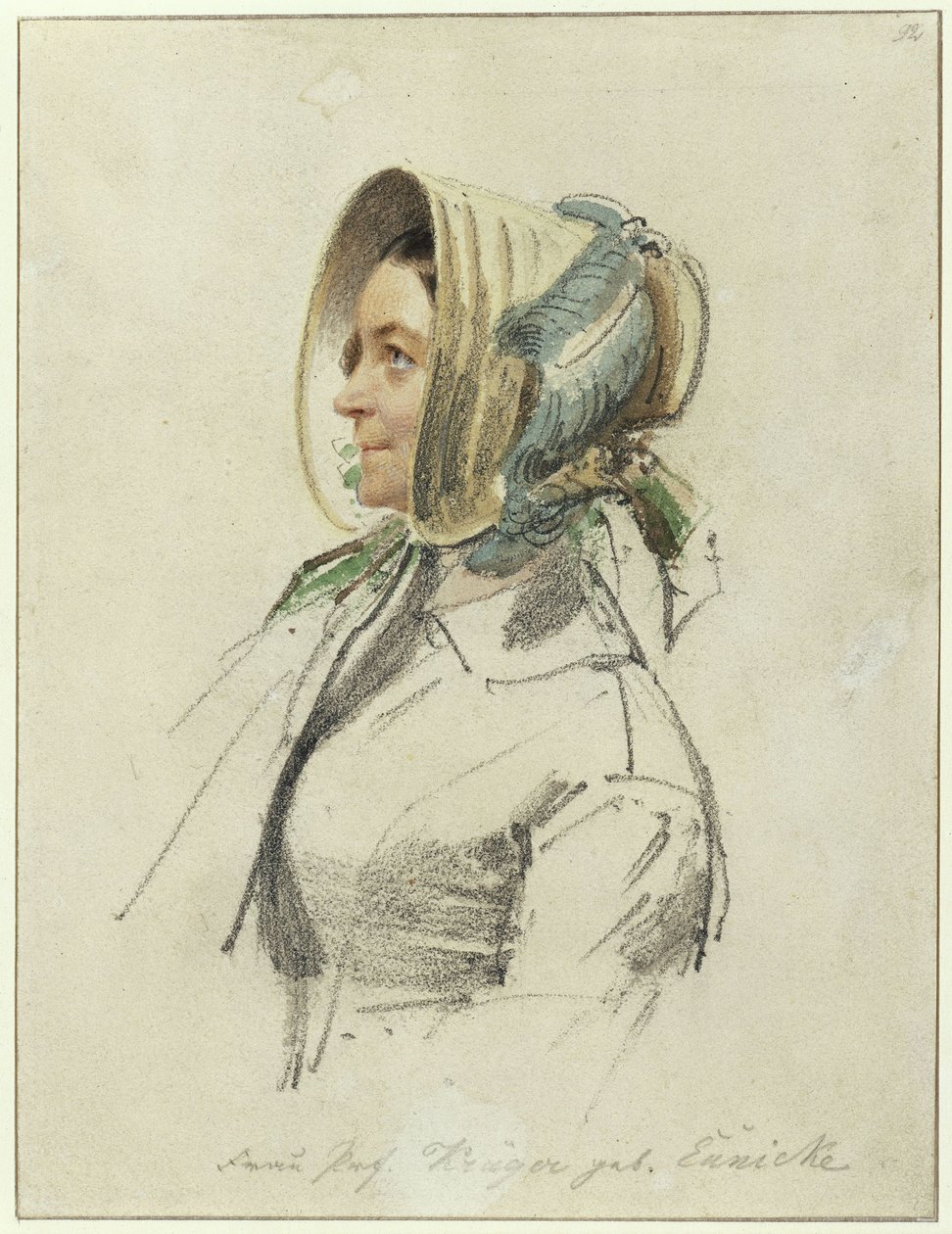 Johanna Krüger by Franz Krüger