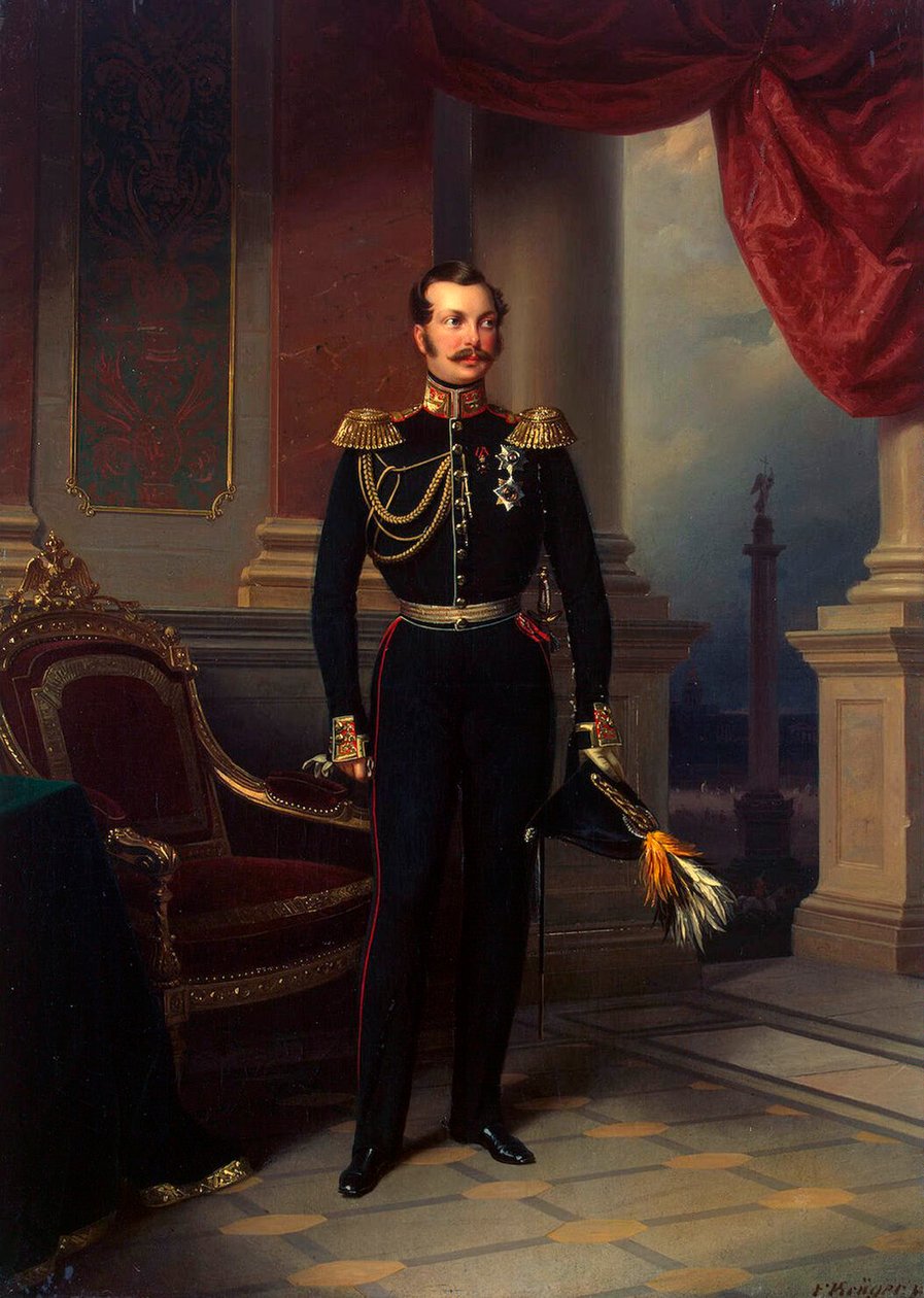 Portrait of the Crown Prince Alexander Nikolayevich by Franz Kruguer
