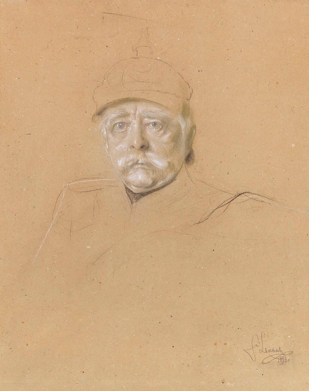 Portrait of Otto von Bismarck 1815-1898, 1894 by Franz von Lenbach