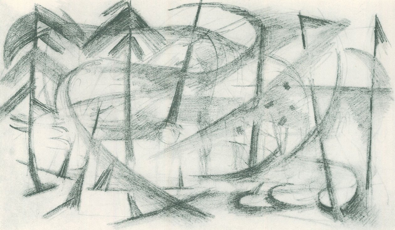 Franz Marc - Sketchbook from the Field - Page 35 by Franz Marc