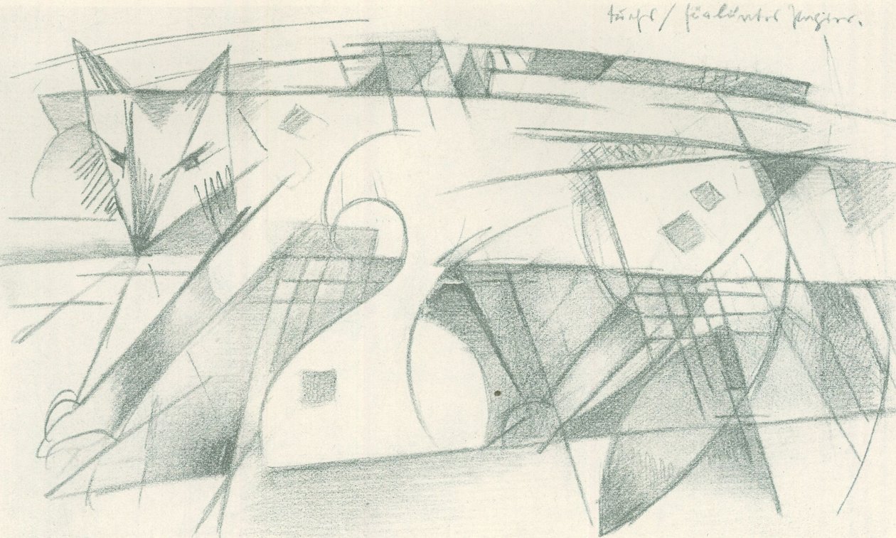 Fox / for Colored Paper by Franz Marc
