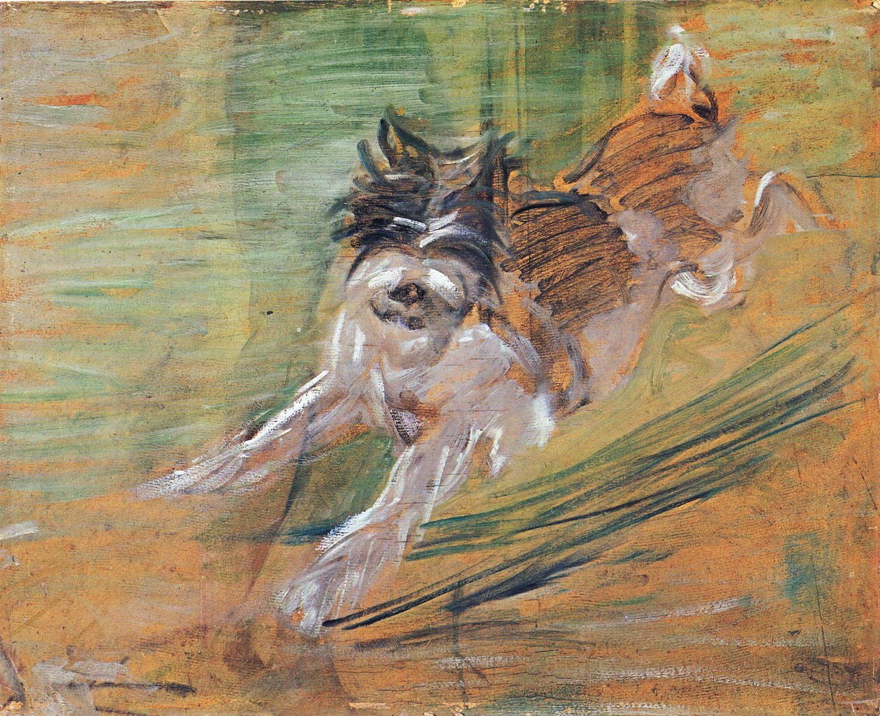 Leaping Dog by Franz Marc