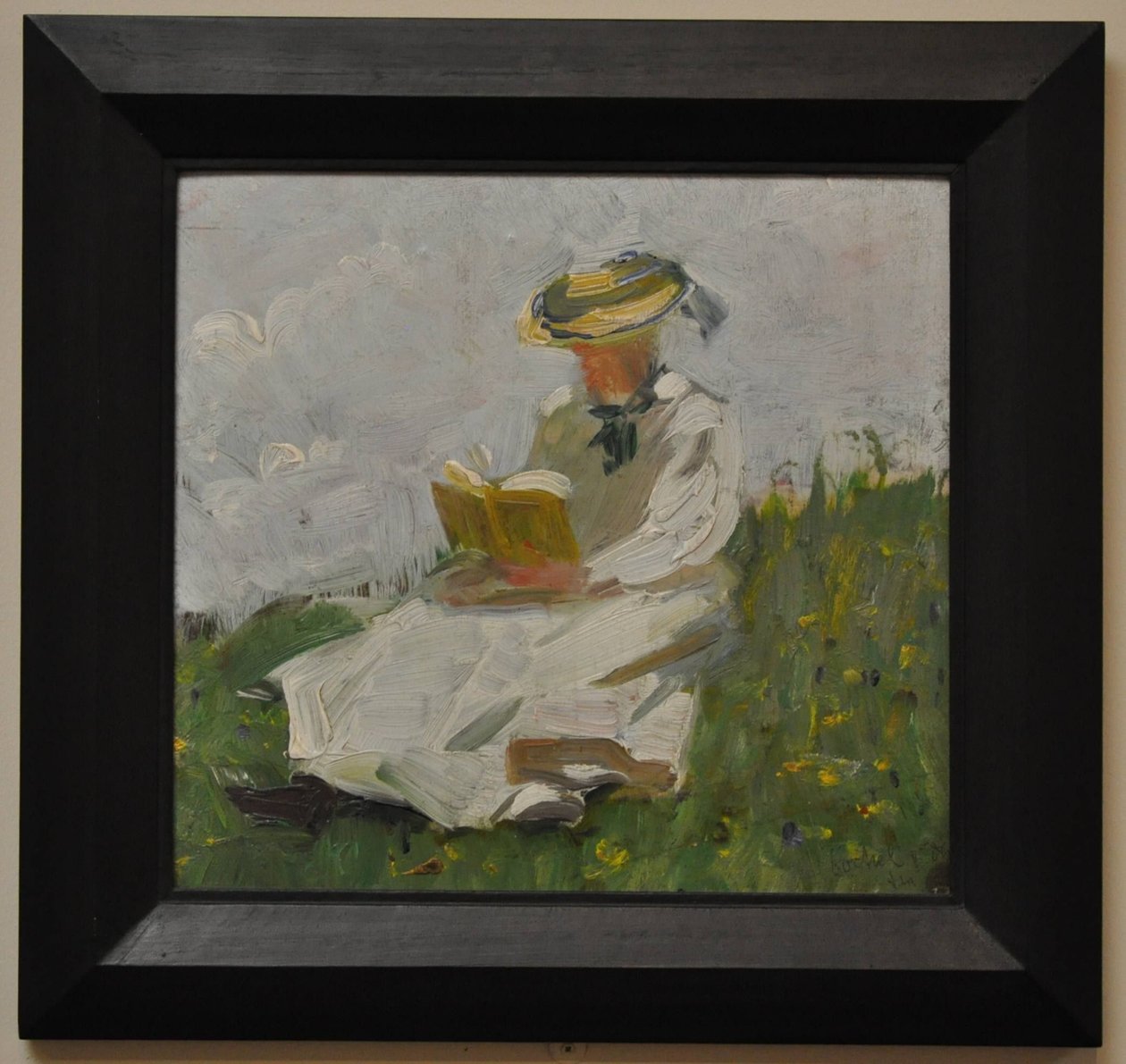 Reading Woman in the Green by Franz Marc