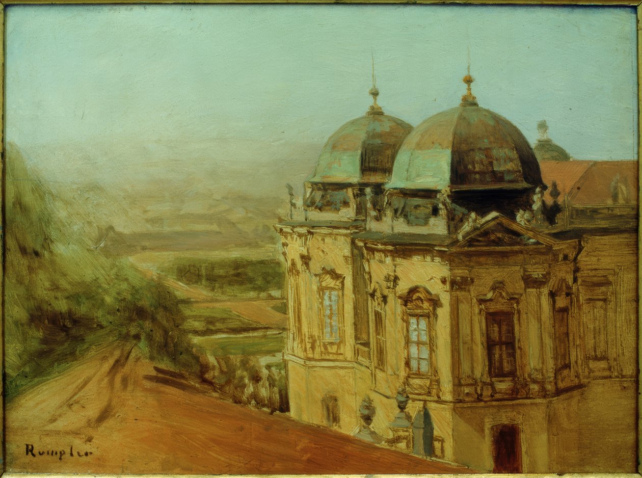 The Upper Belvedere in Vienna by Franz Rumpler
