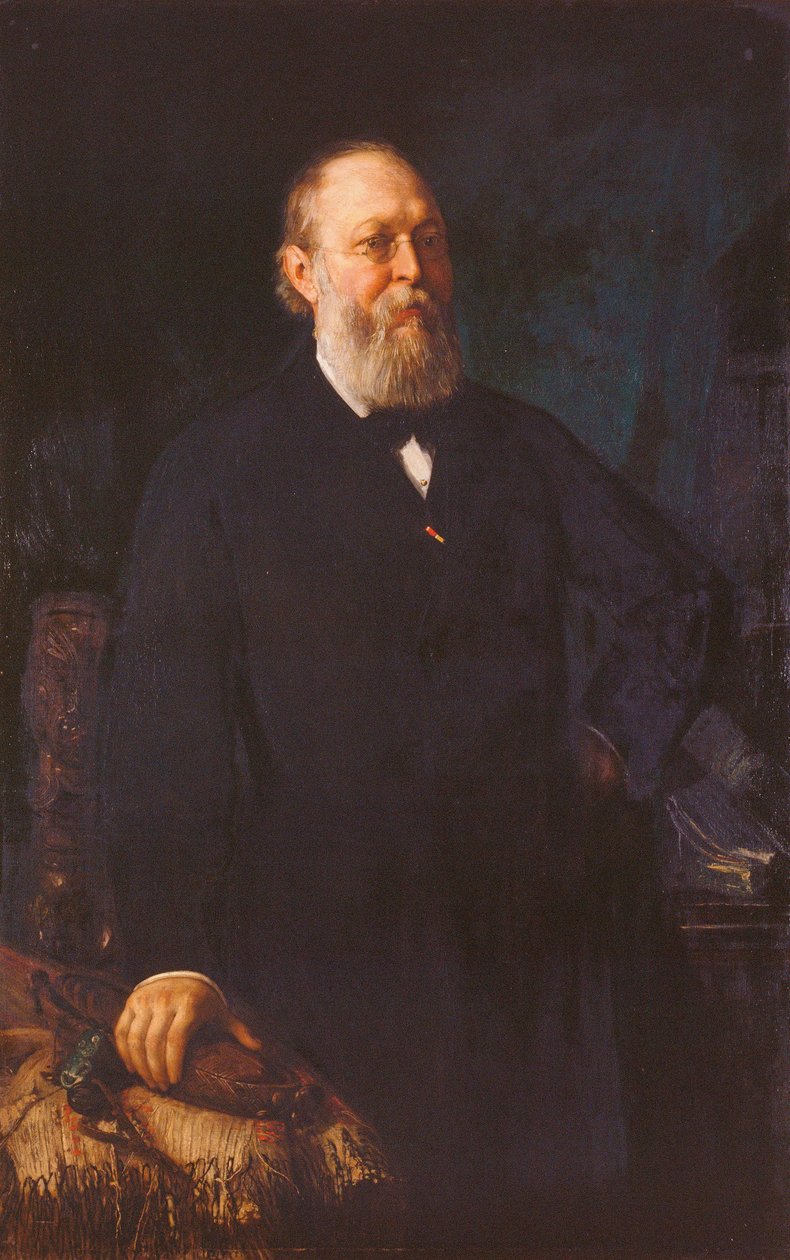Ferdinand Baron von Hochstetter by Franz Rumpler