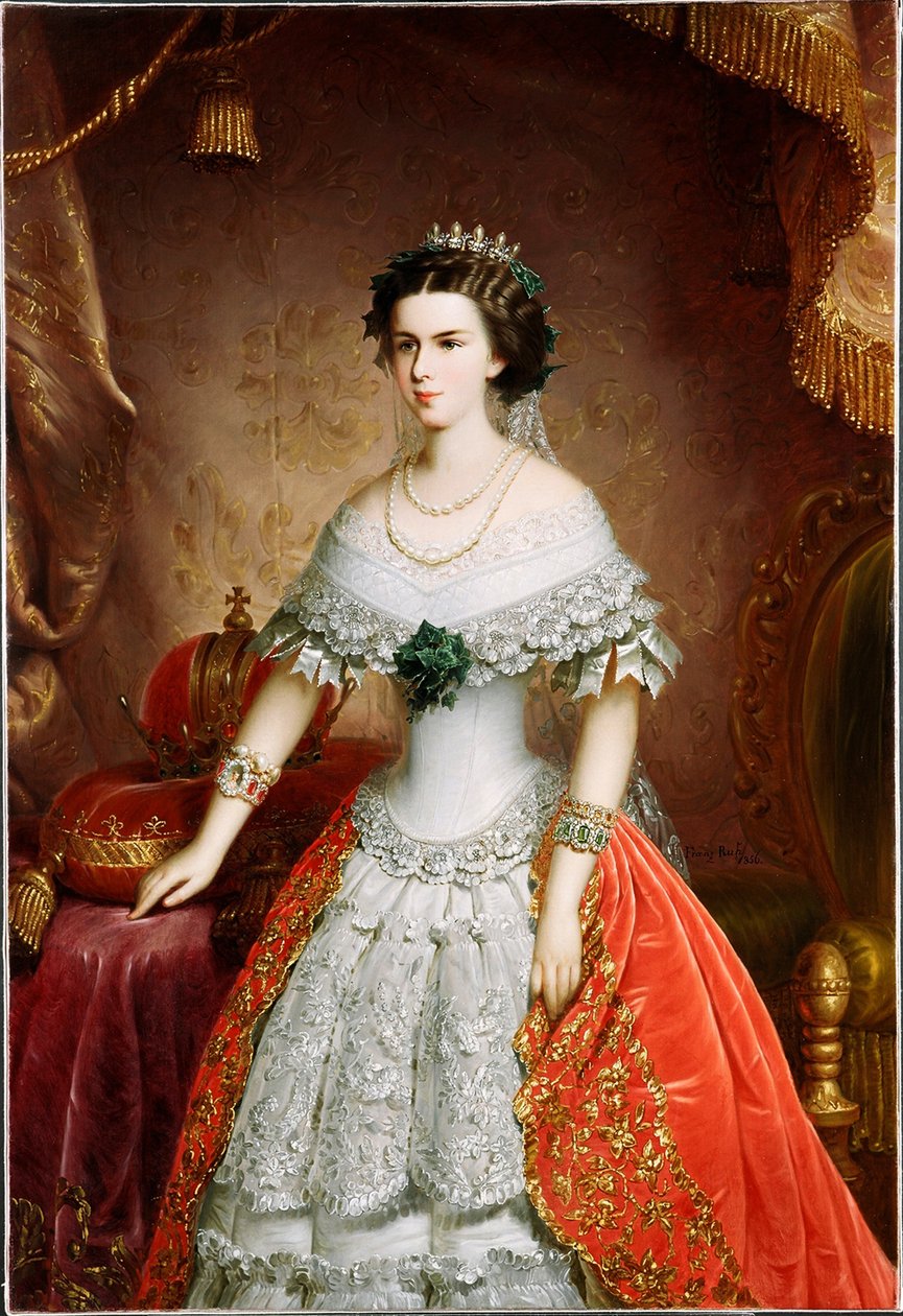 Portrait of Elisabeth of Bavaria by Franz Russ the Elder