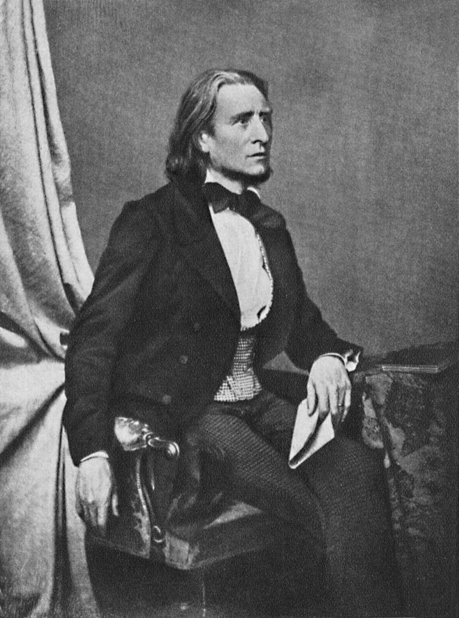 Franz Liszt by Franz Seraph Hanfstaengl
