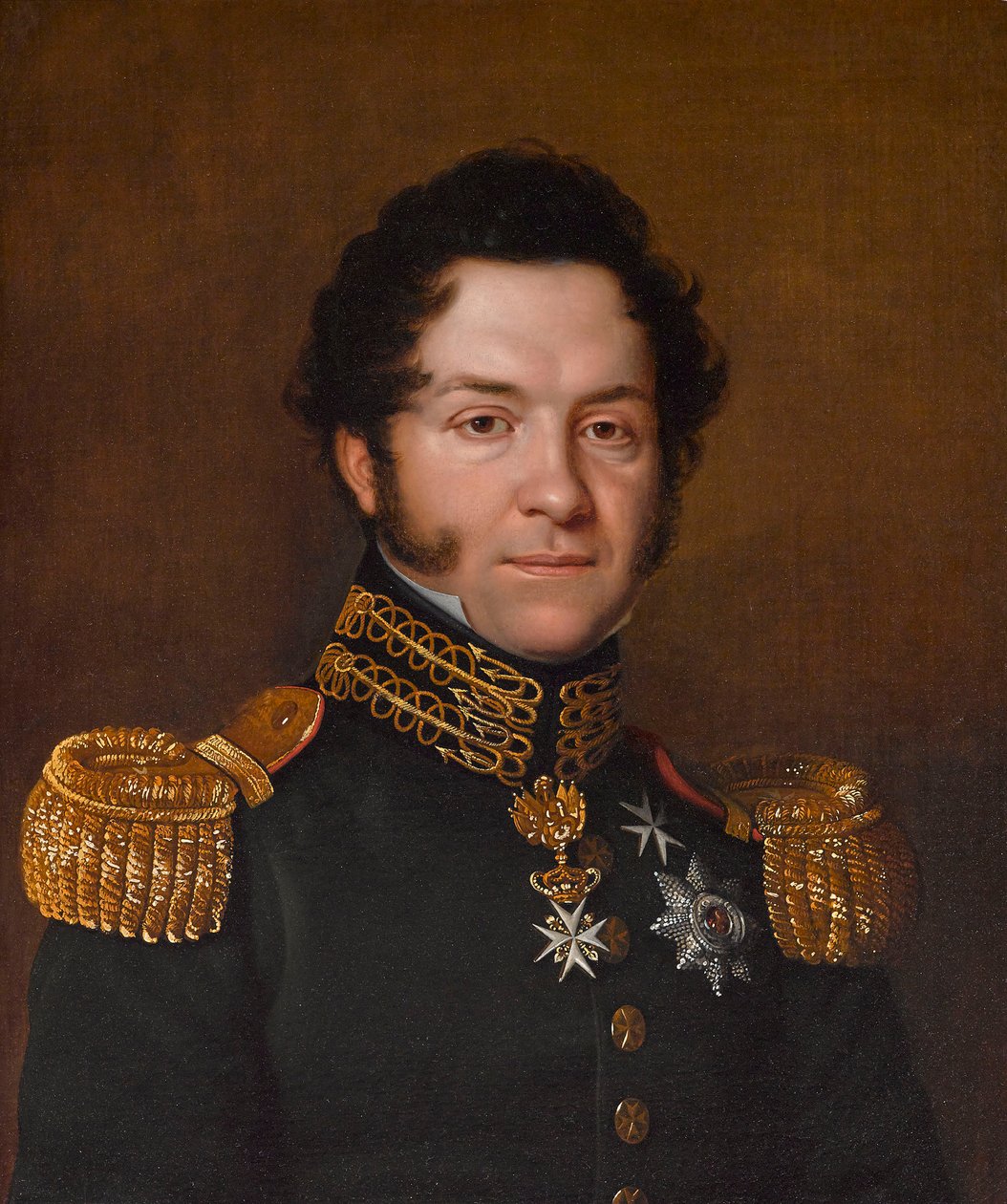 Portrait of Jean-Noé-Godefroy de Polier-Vernand, 1823 by Franz Seraph Stirnbrand