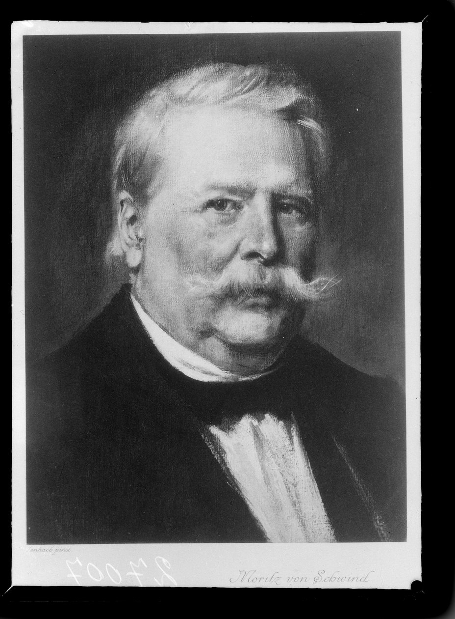 Moritz von Schwind by Franz Seraph von (after) Lenbach