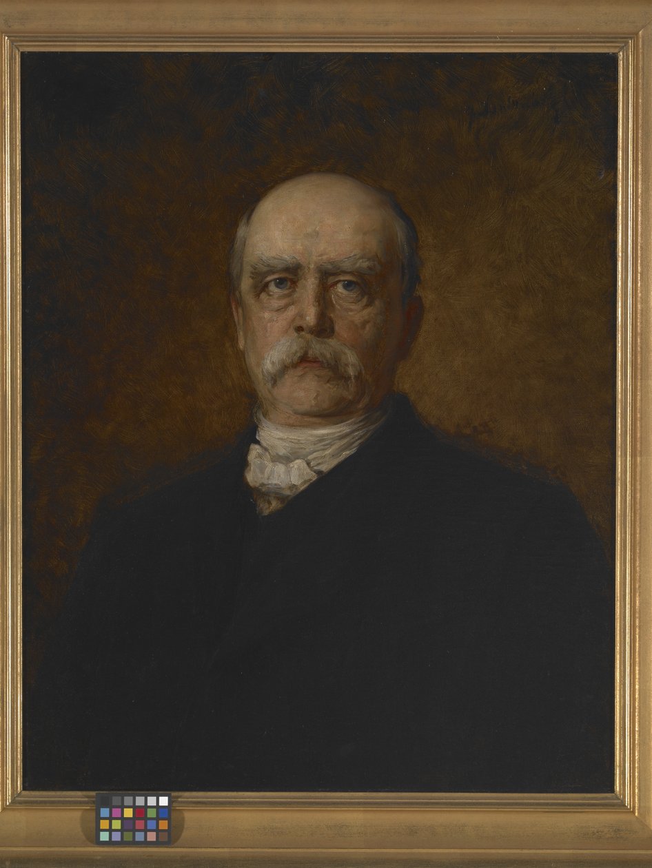 Portrait Of Otto Eduard Leopold Von Bismarck by Franz Seraph von Lenbach