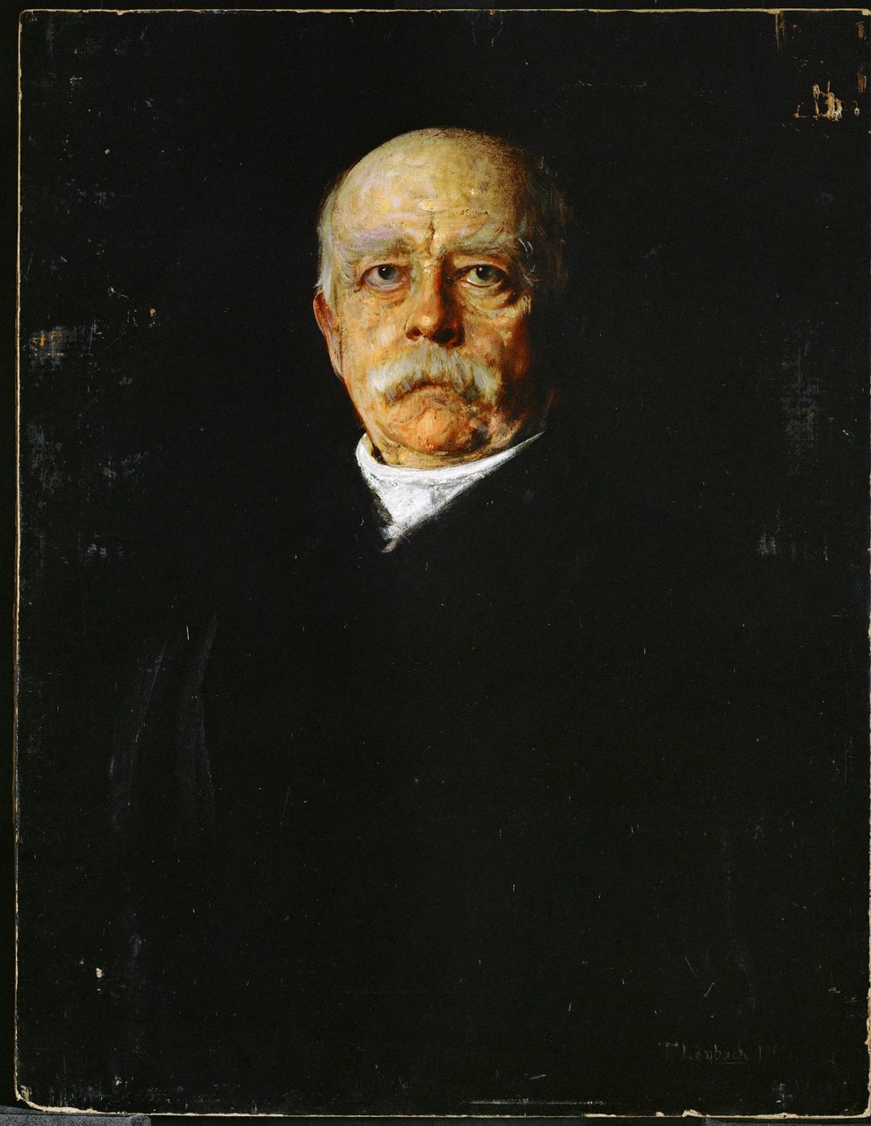 Prince Otto von Bismarck, Prussian Statesman Instrumental in the Creation of the German Reich by Franz Seraph von Lenbach