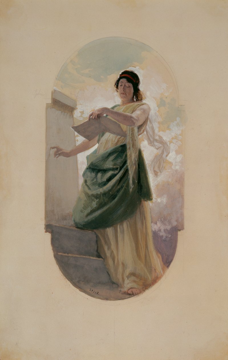 The Epigram, a study, 1890 by Franz Xaver Simm